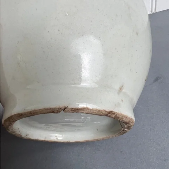 Authentic 19th Century Meiji Era Antique Blue & White Japanese Sake Bottle | EUC - Picture 6 of 7